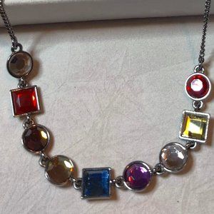 NWOT Nine West Necklace Multicolor Gemstones